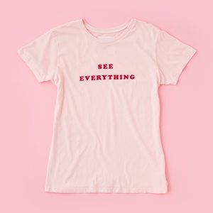 SHOP BAN.DO Pink T Shirt XL